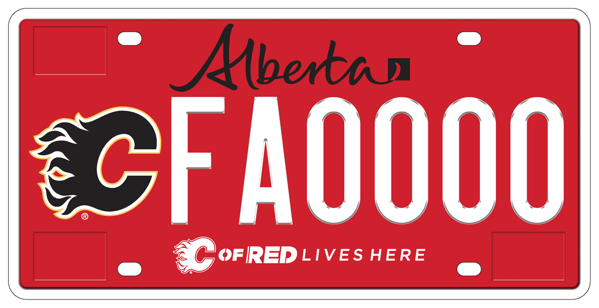 Calgary Flames Specialty Plate