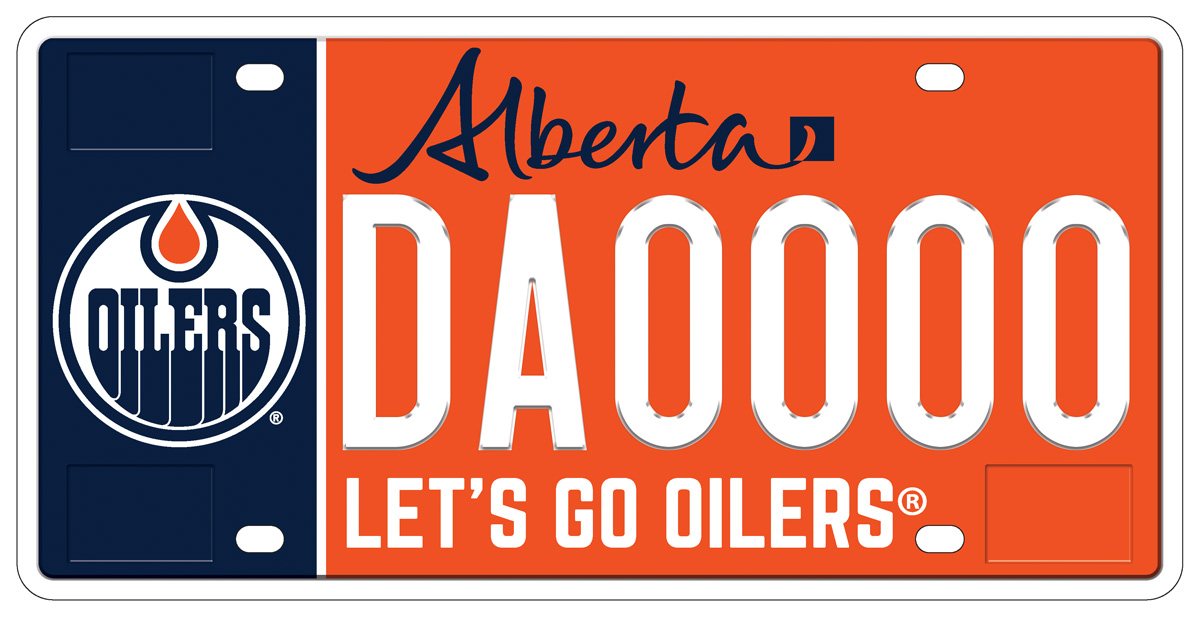 Edmonton Oilers Specialty Plate